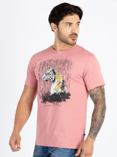 Mens Printed Round Neck T-Shirt